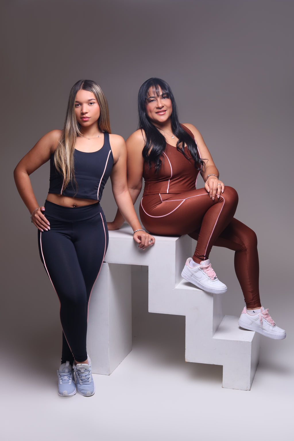 Calça Suzy Fitness Canelada com Bolso e Recorte Coração