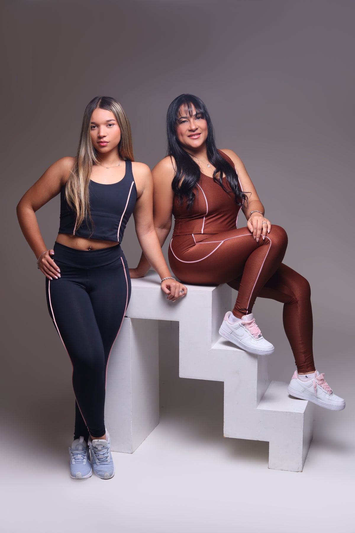 Calça Suzy Fitness Canelada com Bolso e Recorte Coração